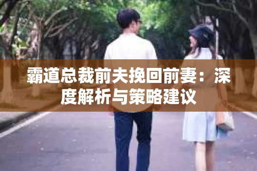 霸道总裁前夫挽回前妻：深度解析与策略建议