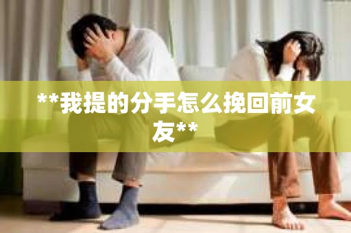 **我提的分手怎么挽回前女友**