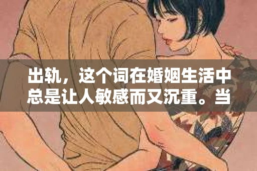 出轨，这个词在婚姻生活中总是让人敏感而又沉重。当它发生时，如何谈判挽回，如何重新建立信任，成为了许多夫妻面临的问题。今天，我们就来聊聊这个话题，希望能给那些正在经历婚姻困境的朋友们一些帮助。