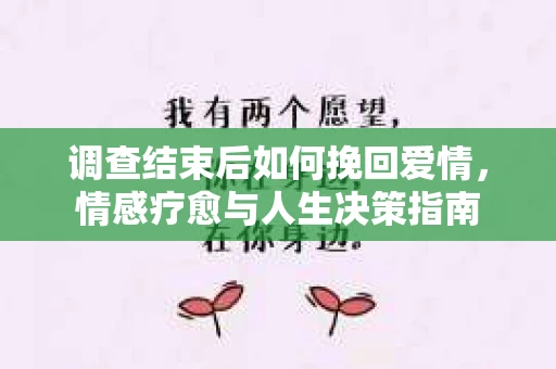 调查结束后如何挽回爱情，情感疗愈与人生决策指南