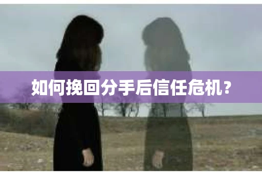 如何挽回分手后信任危机？