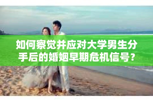如何察觉并应对大学男生分手后的婚姻早期危机信号？