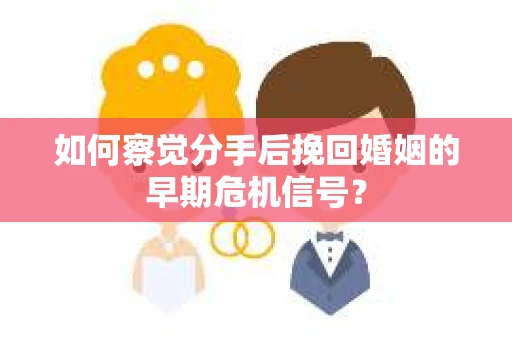如何察觉分手后挽回婚姻的早期危机信号？