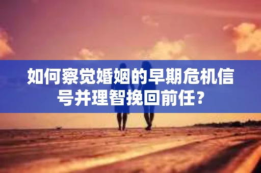 如何察觉婚姻的早期危机信号并理智挽回前任？